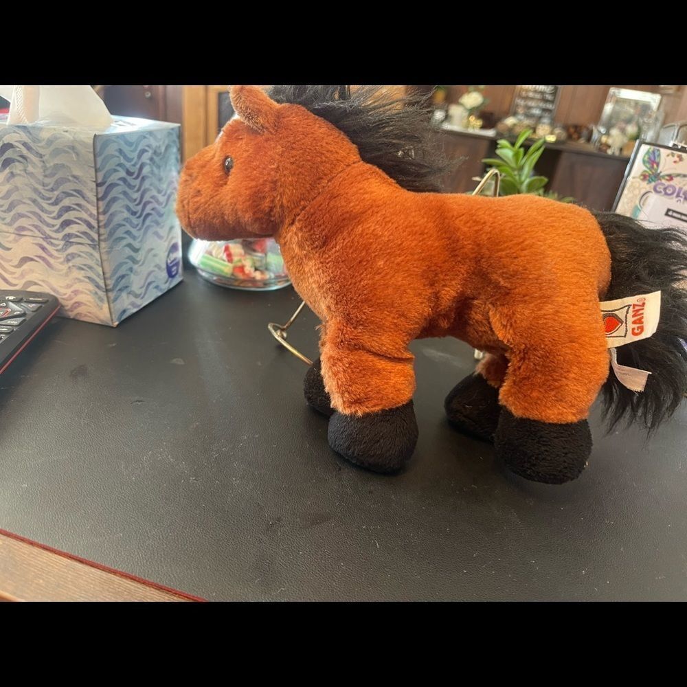 Ganz brown Arabian plush